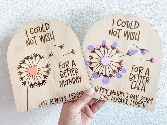 DIY Fingerprint Mother's Day Sign