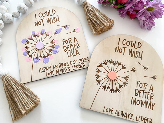DIY Fingerprint Mother's Day Sign