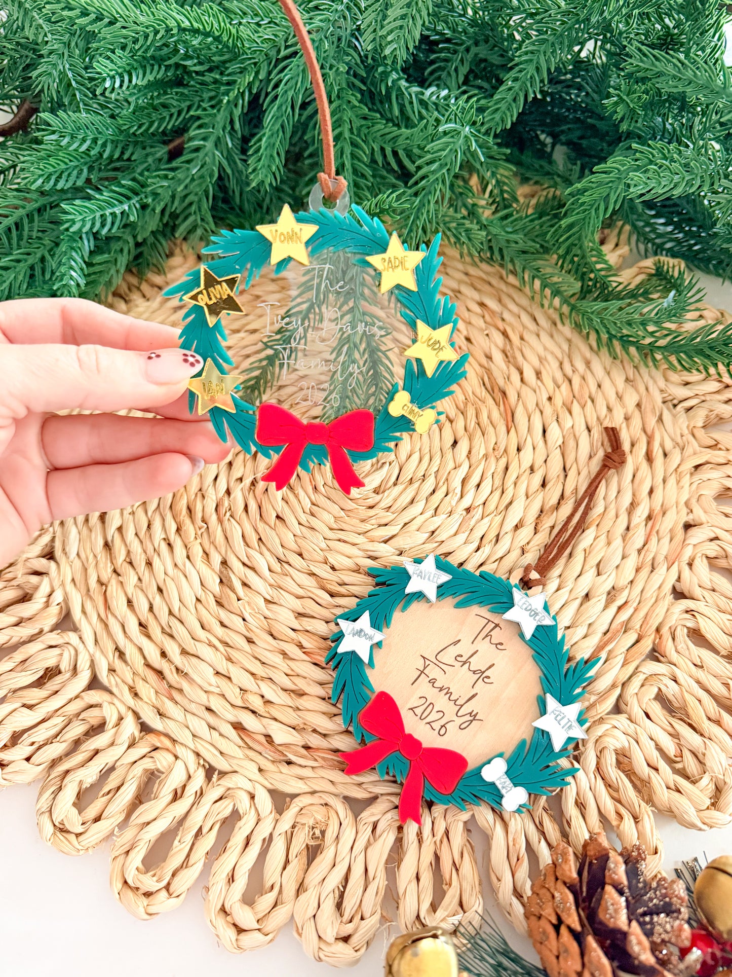 Family Wreath Ornament