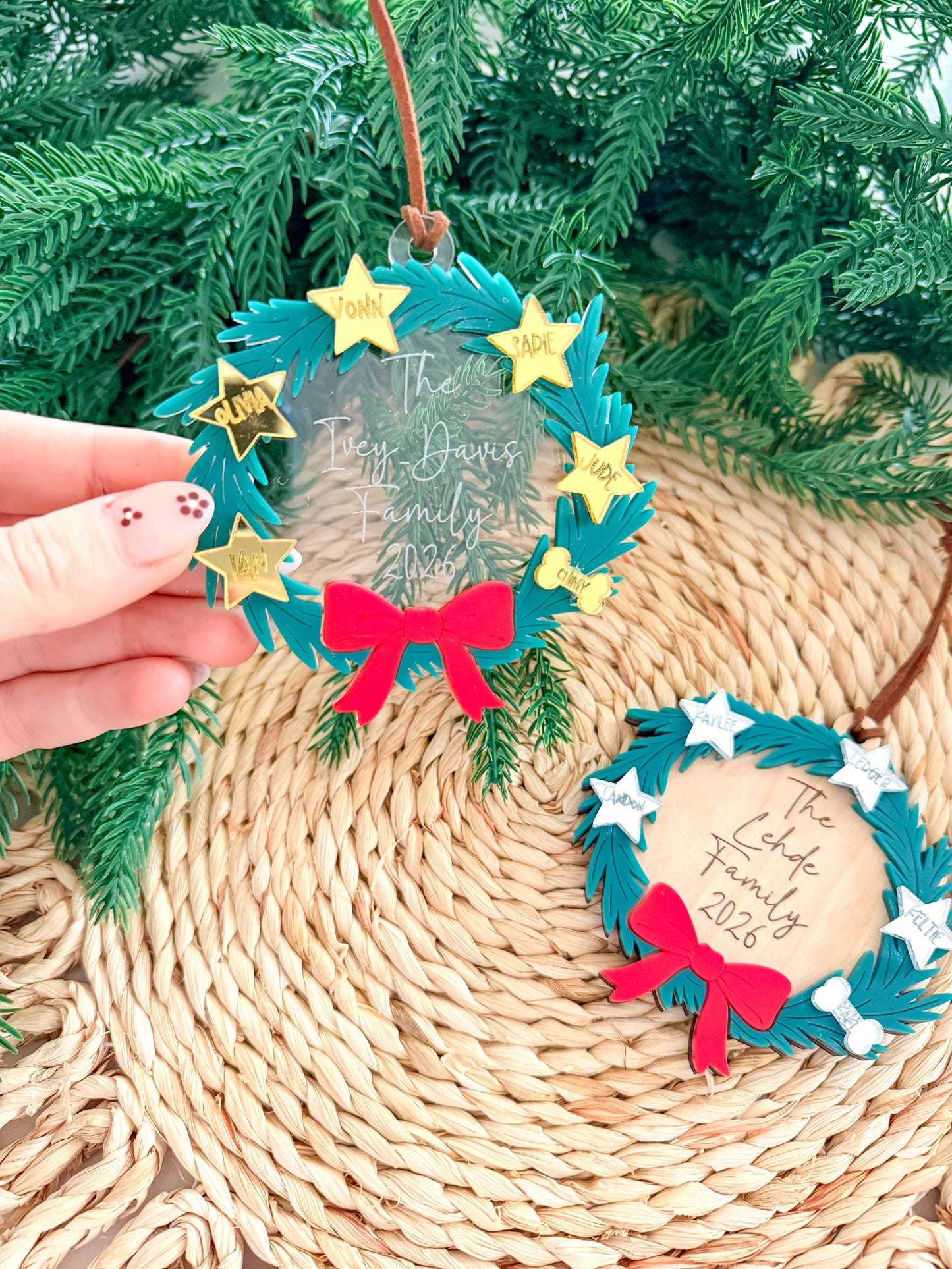 Family Wreath Ornament