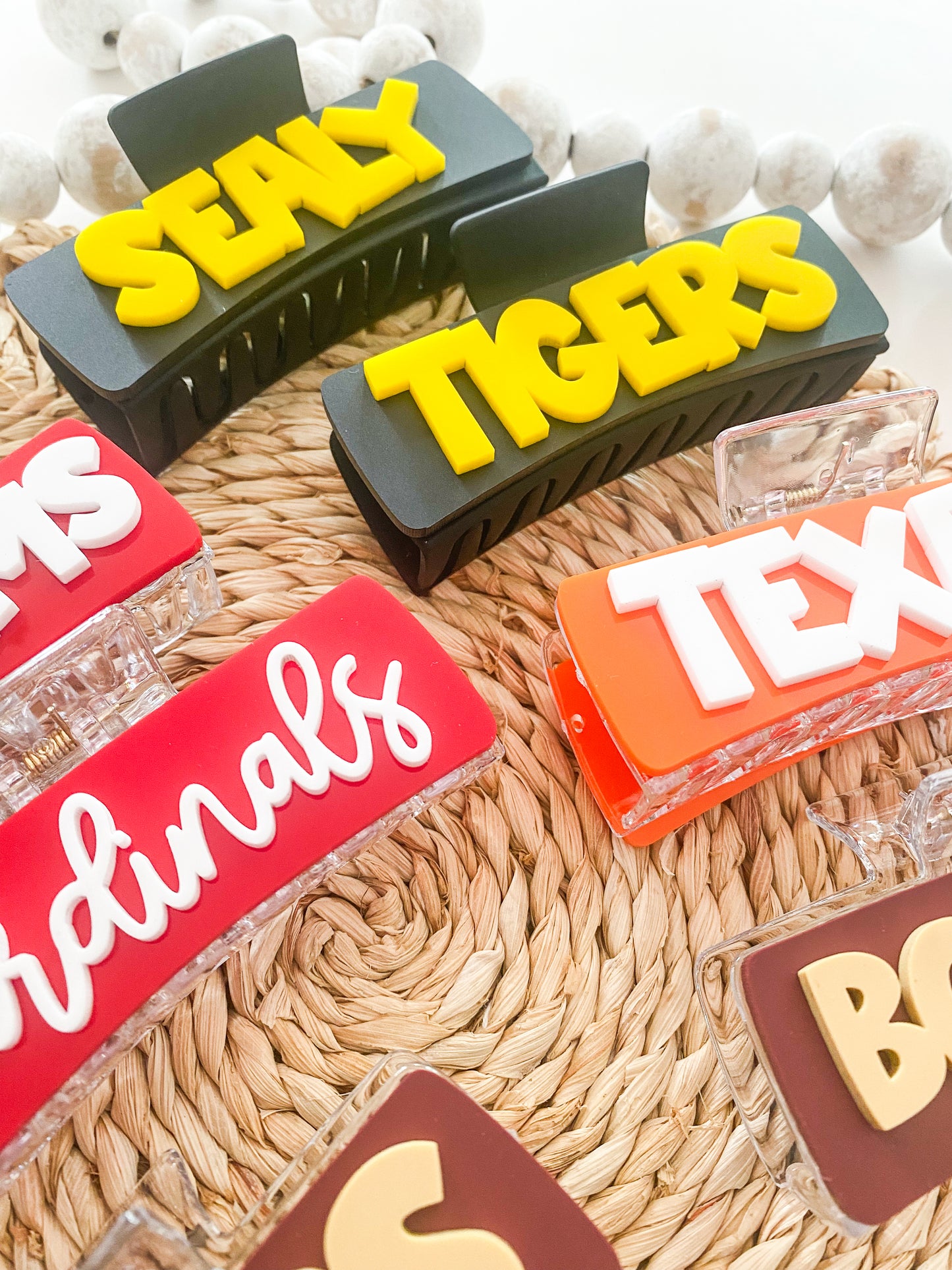 Customized Team Claw Clips