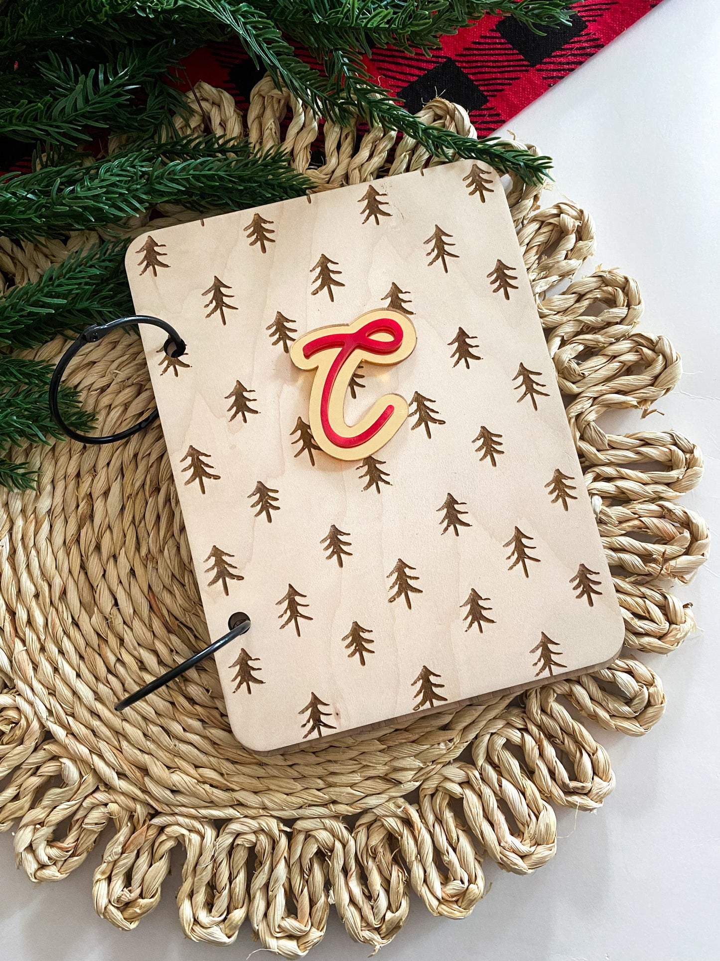 Christmas Card Holder With Acrylic