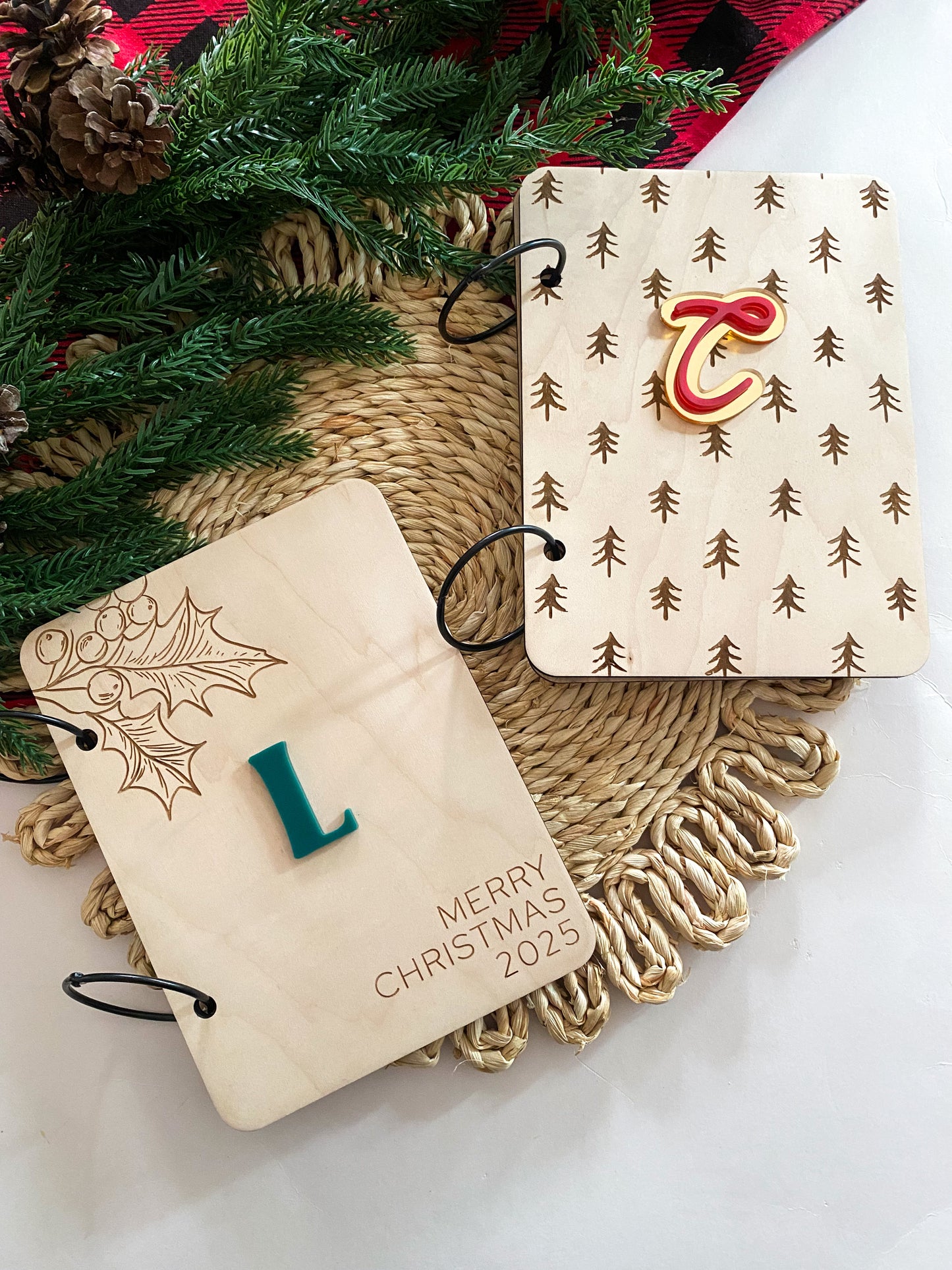 Christmas Card Holder With Acrylic