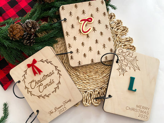 Christmas Card Holder With Acrylic