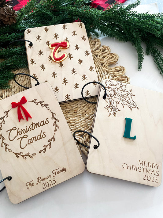 Christmas Card Holder With Acrylic