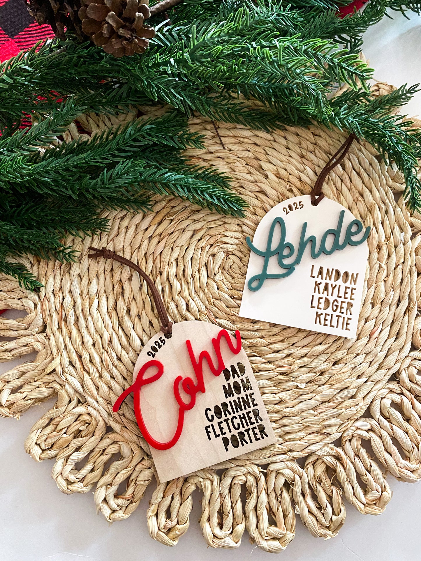 Personalized Family Christmas Ornament