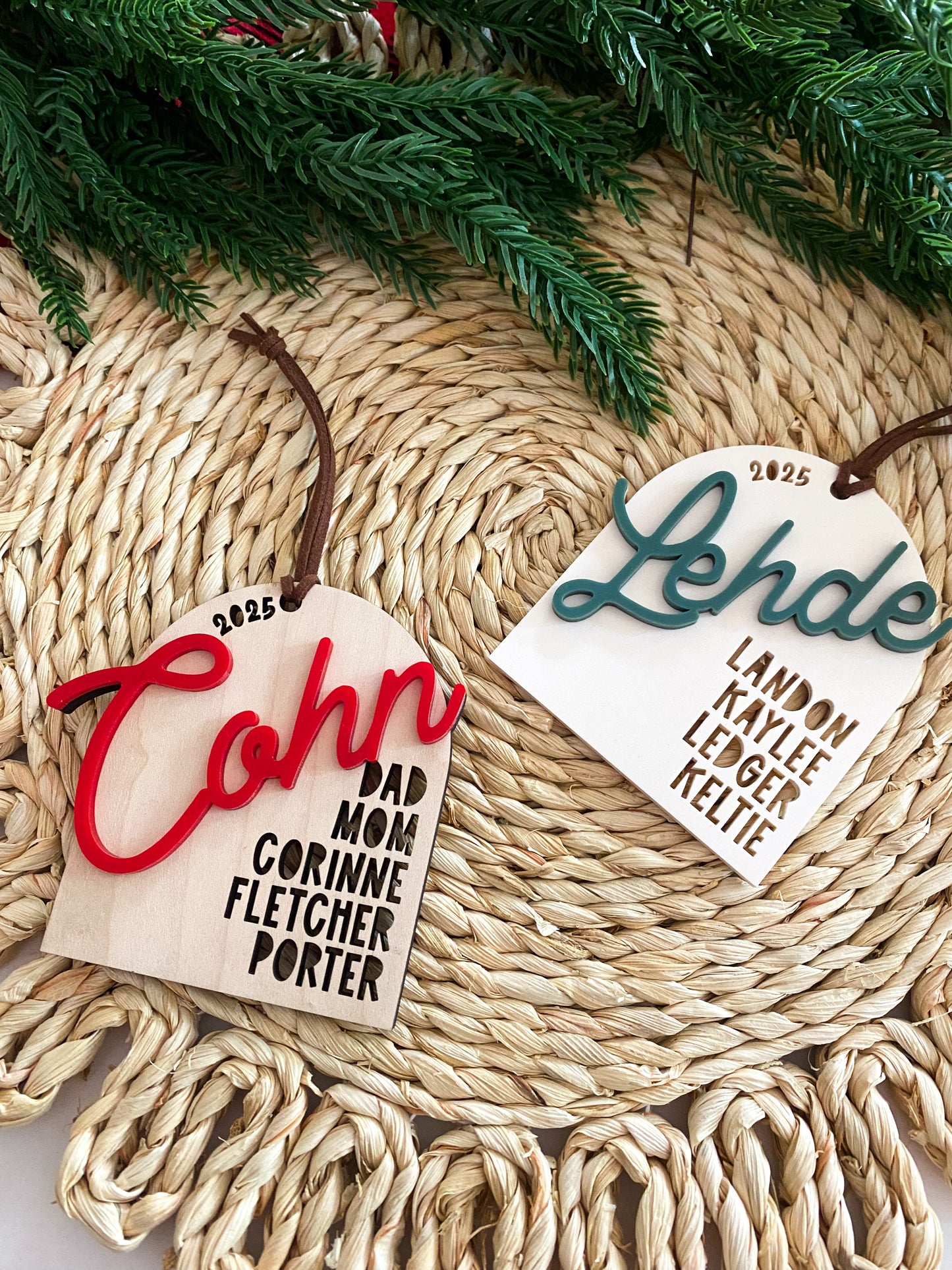Personalized Family Christmas Ornament