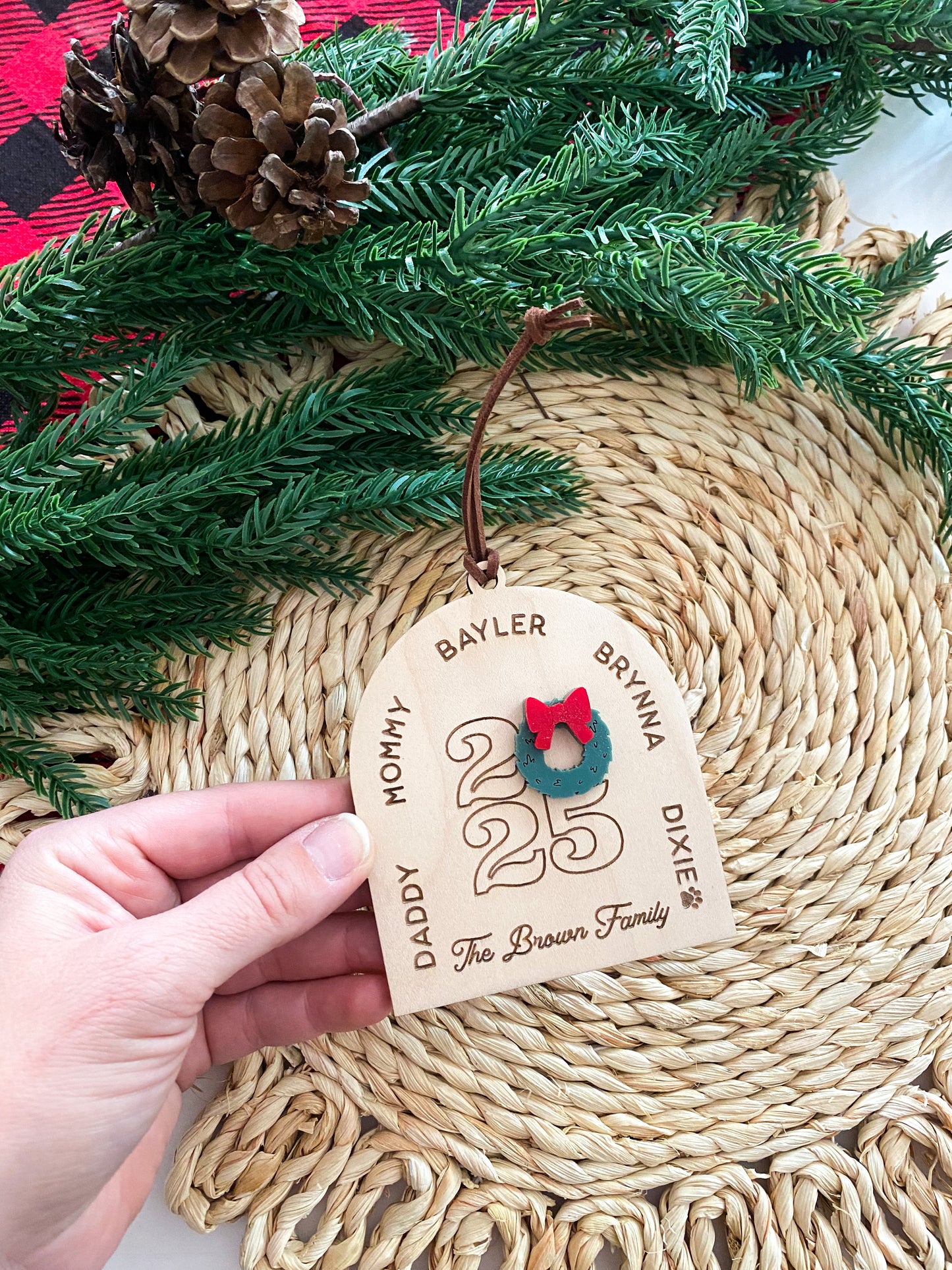 Family Arch 2025 Christmas Ornament