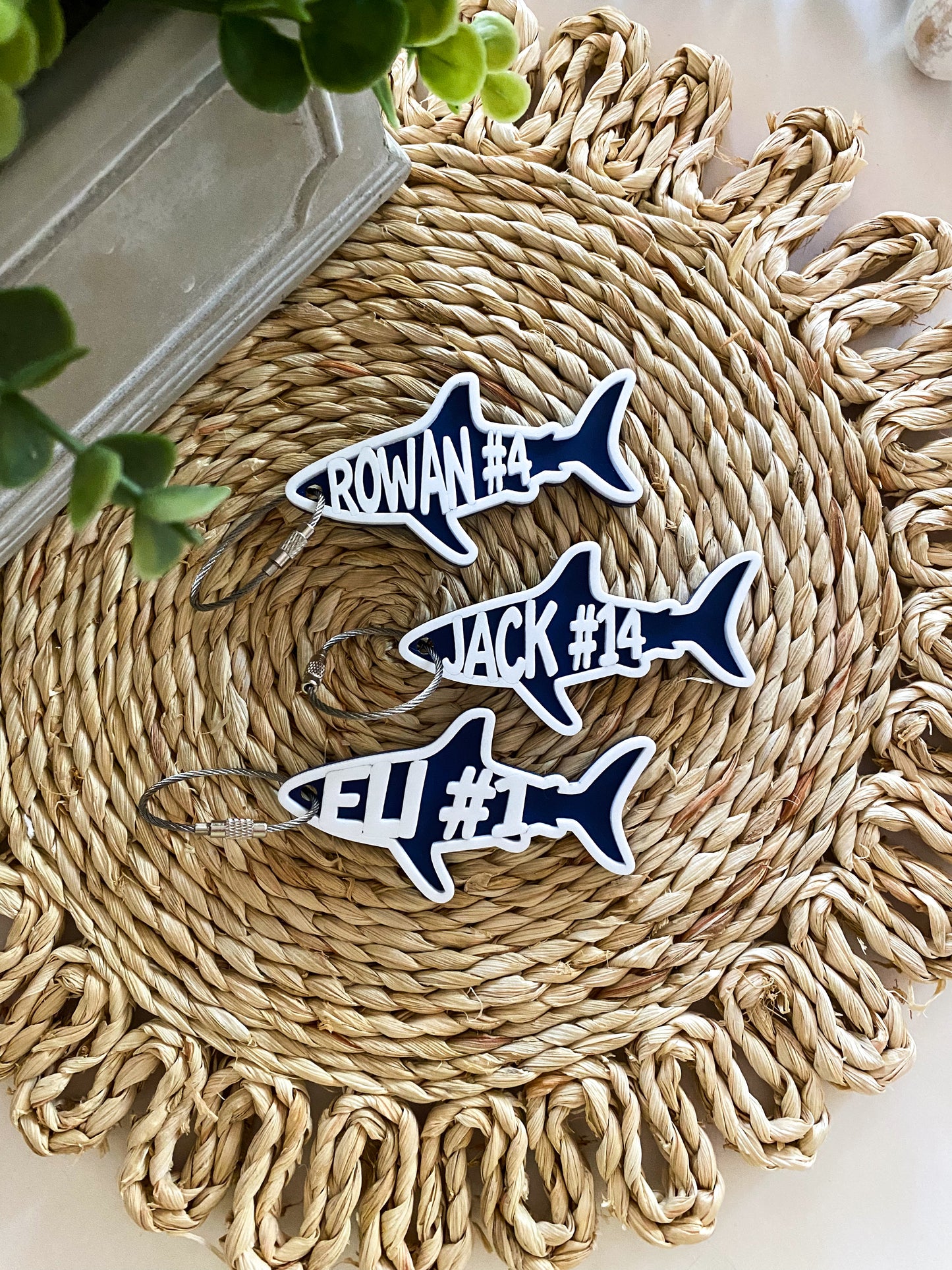 Name Shark Keychain