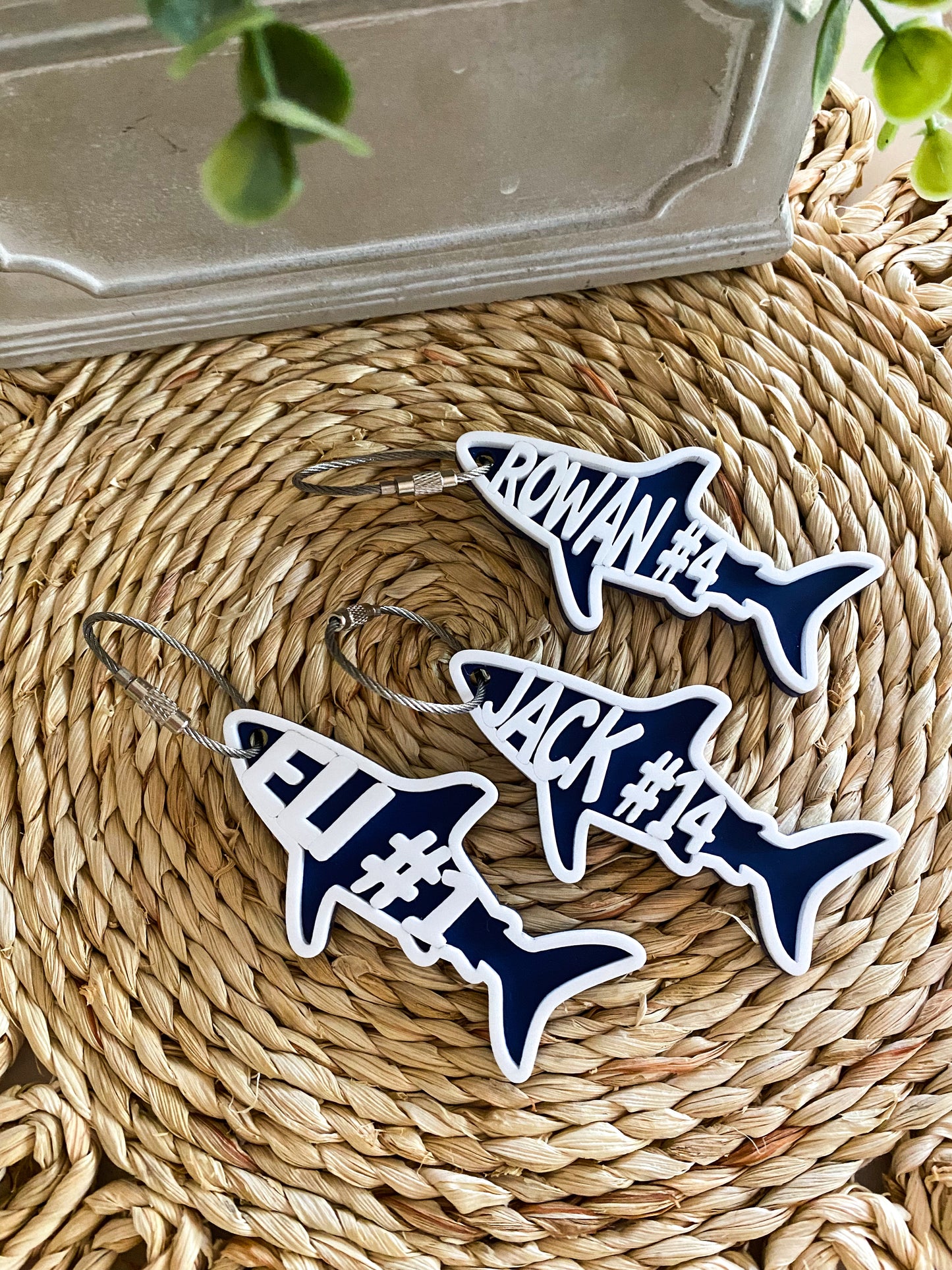 Name Shark Keychain