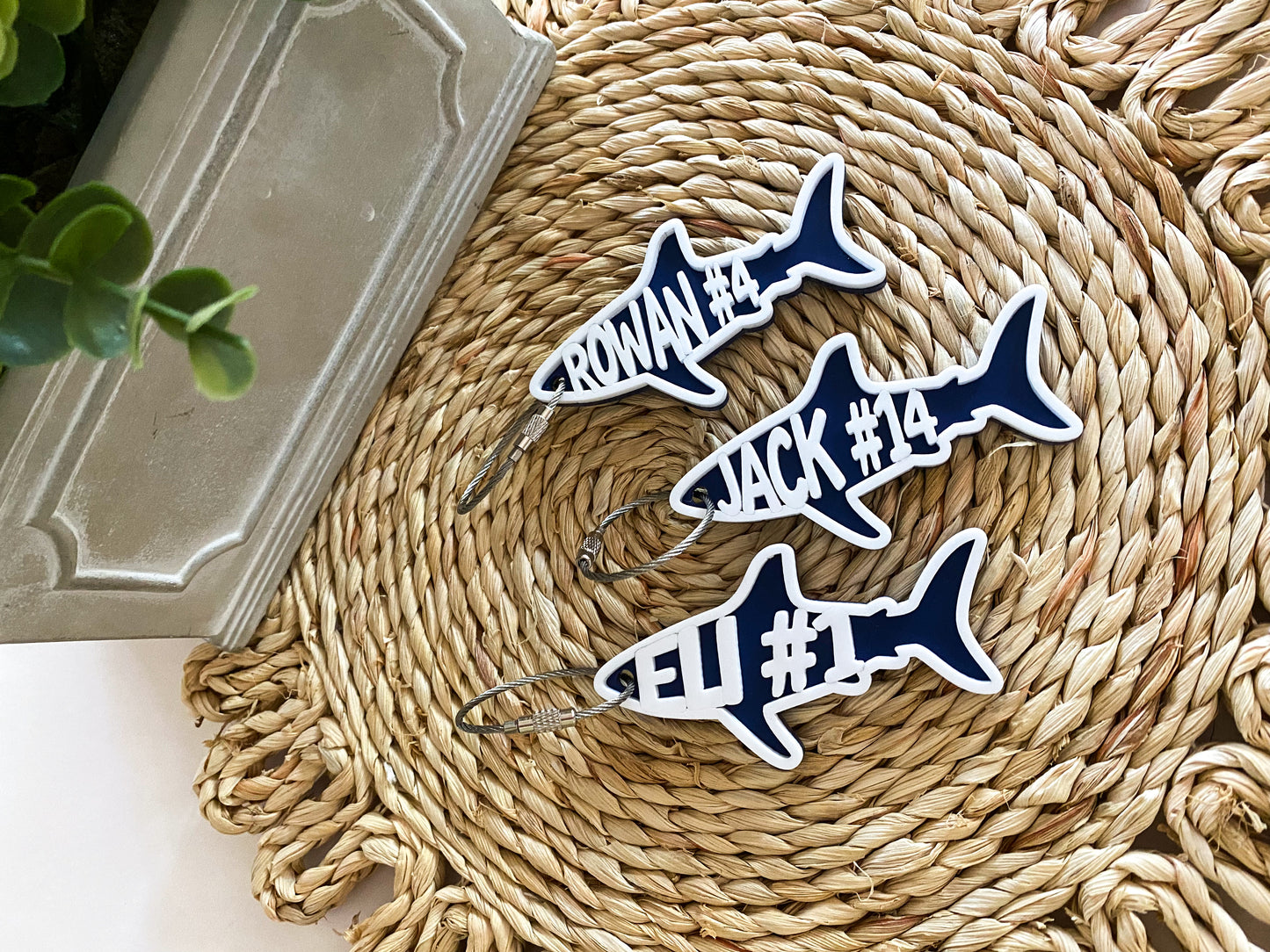Name Shark Keychain