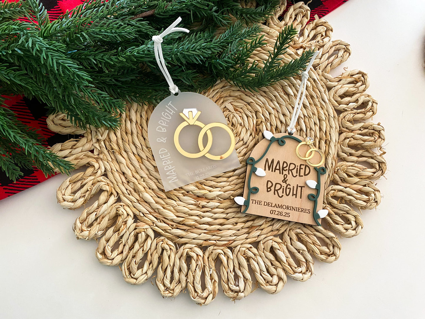 Married & Bright Ornament