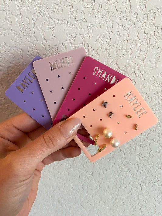 Mini Travel Earring Holder