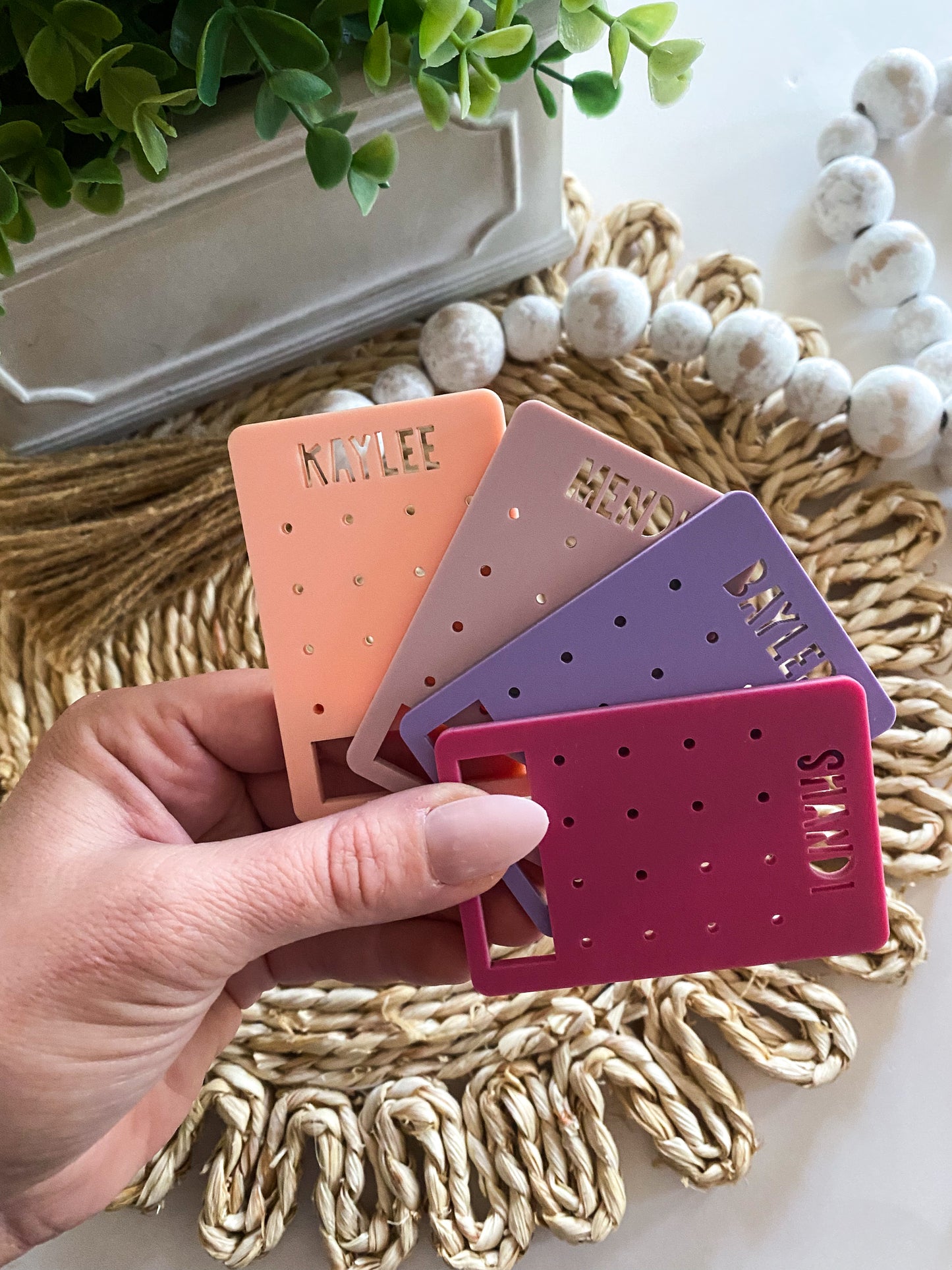 Mini Travel Earring Holder