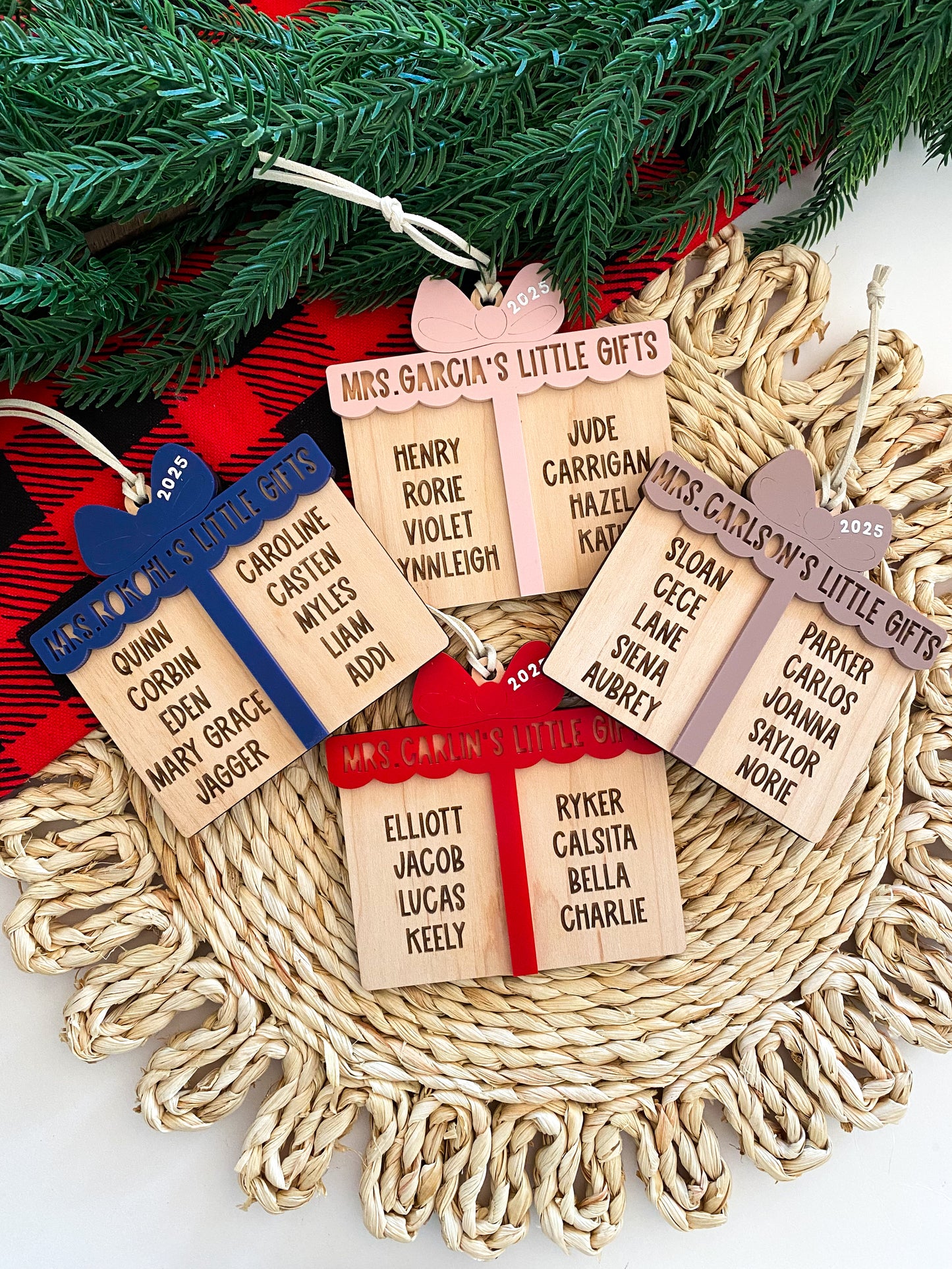 Personalized Teacher or Grandparent Ornament