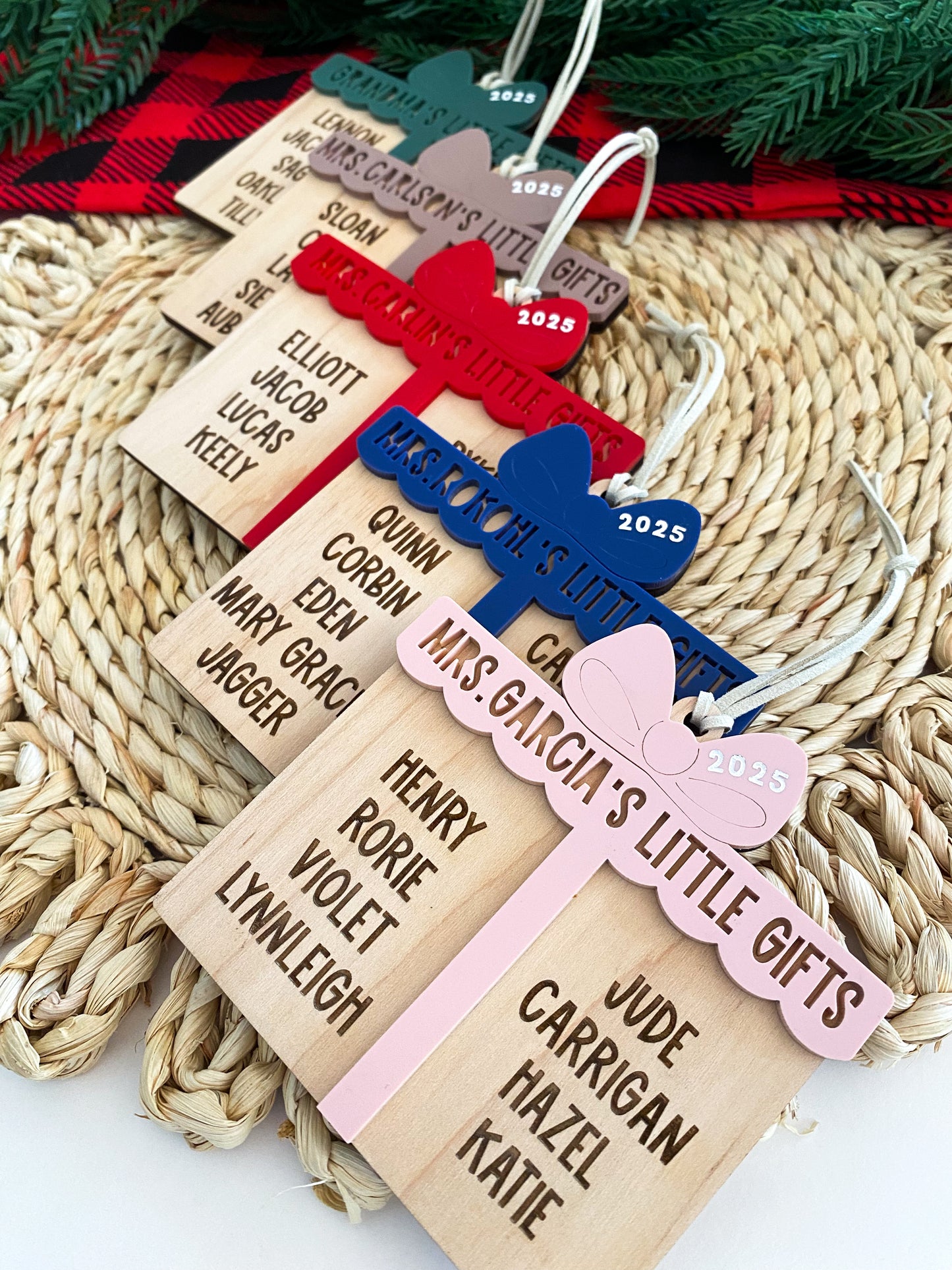 Personalized Teacher or Grandparent Ornament