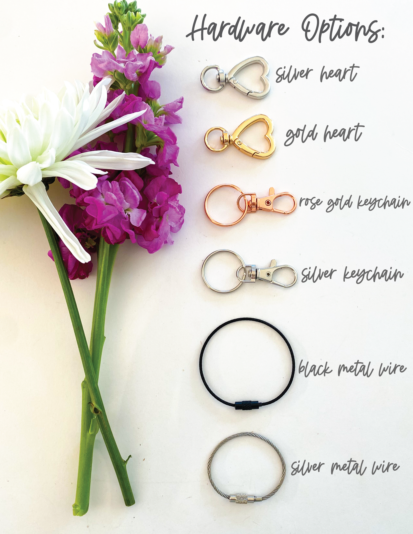 Colorful Acrylic Name Keychain