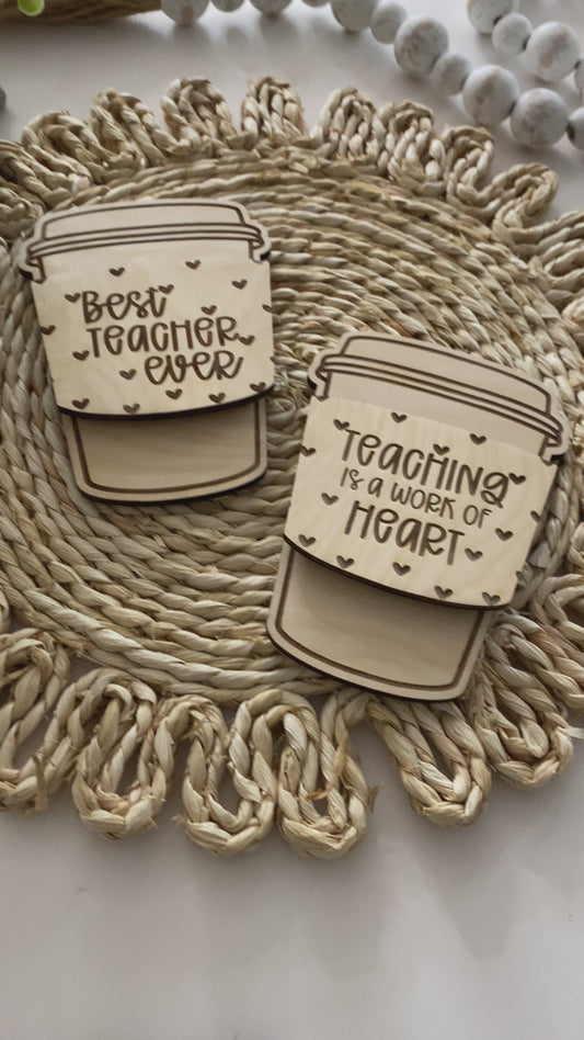 Teacher Coffee Gift Card Holders