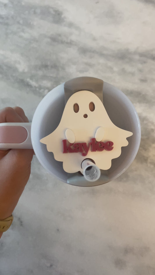 Stanley Personalized Ghost Name Tag 30oz or 40oz